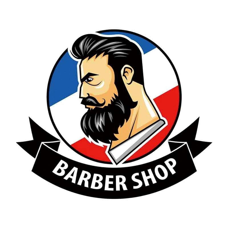 5.2inch Barber Shop Sticker - Professional Barber Accessories - Accessories