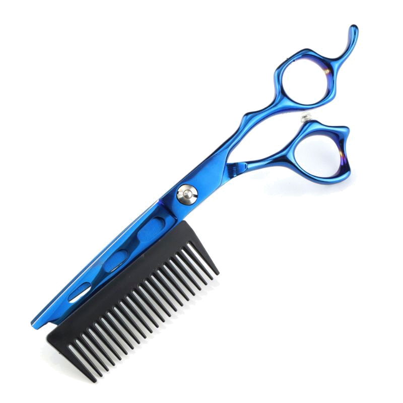 6inch Scissors With Attached Comb - Professional Barber Accessories - Accessories