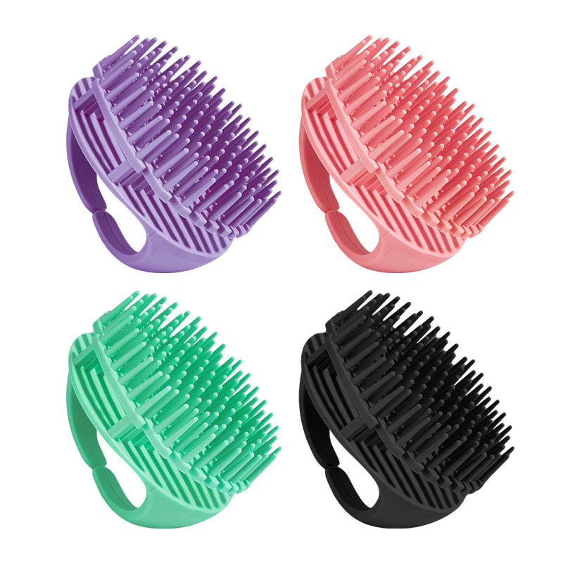 Silicone Shampoo Hair Brush(2packs) for Professional Barber Use - Hair Brush
