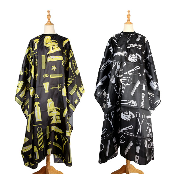 Barber Shop Hair Cape 2 Colors - Professional Barber Cape and Apron - HAIR CAPE & APRON