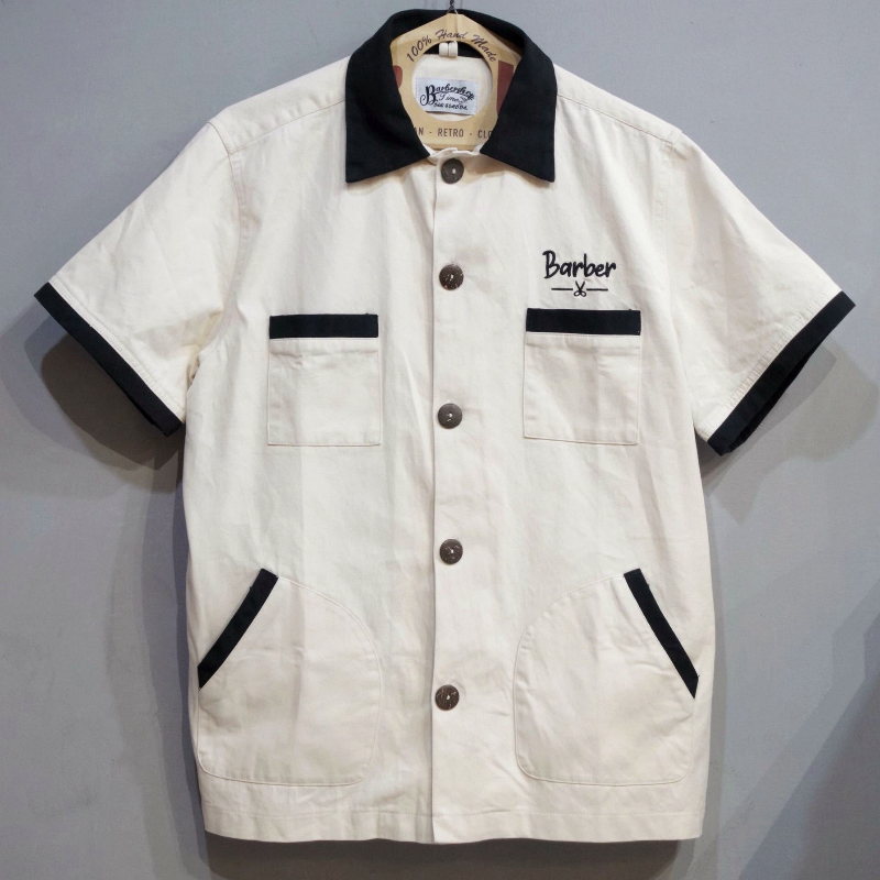 New Cotton Barber Uniform - Professional Barber Cape and Apron - HAIR CAPE & APRON