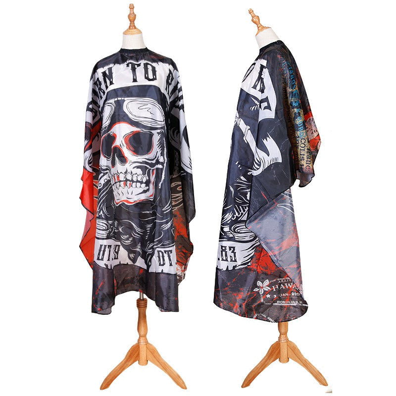 Barber Shop Hairdressing Hair Cape - Professional Barber Cape and Apron - HAIR CAPE & APRON