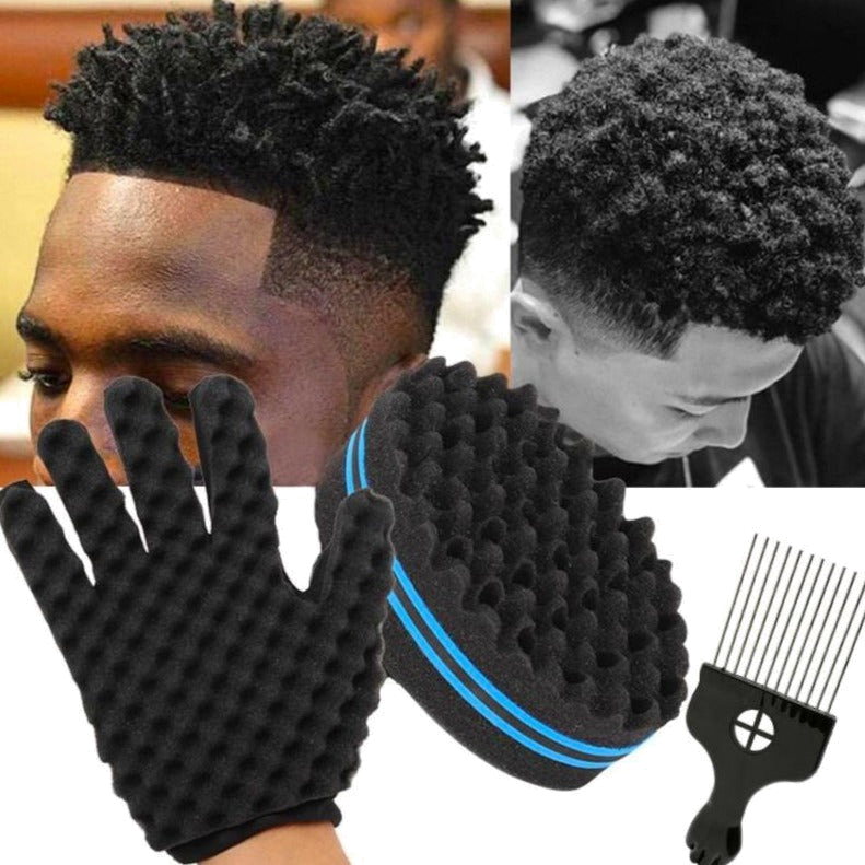 African Hair Styling Sponge Twist - Professional Barber Haircutting Comb - Haircutting Combs