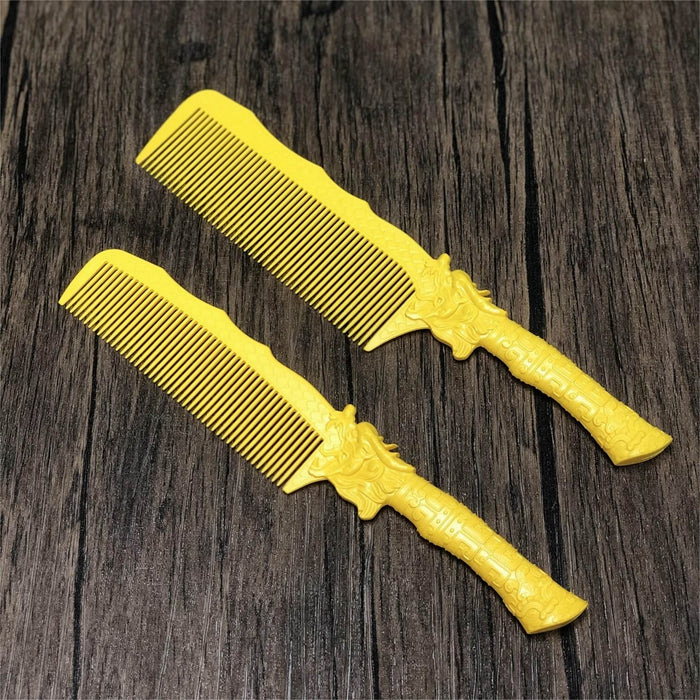 Dragon Head Cutting Comb 2pcs - Professional Barber Haircutting Comb - Haircutting Combs