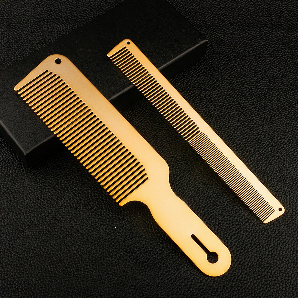 Ultra-thin Aluminum Hair Cutting Comb - Professional Barber Haircutting Comb - Haircutting Combs