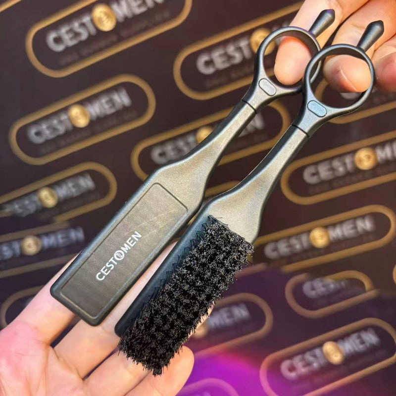 360&deg;回転プロスピニングフェードミニブラシ - プロ理髪師用ヘアカットコーム - ヘアカットコーム