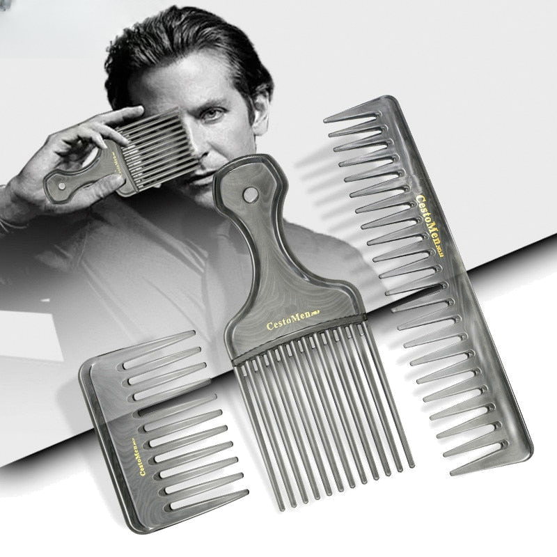 3pcs/set Professional Style Afro Comb - Professional Barber Haircutting Comb - Haircutting Combs