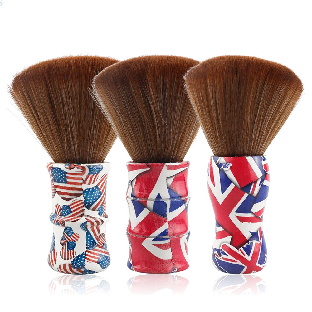 Barber Neck Brush with Western Style Handle - Barber Neck Duster Brush - Neck Duster