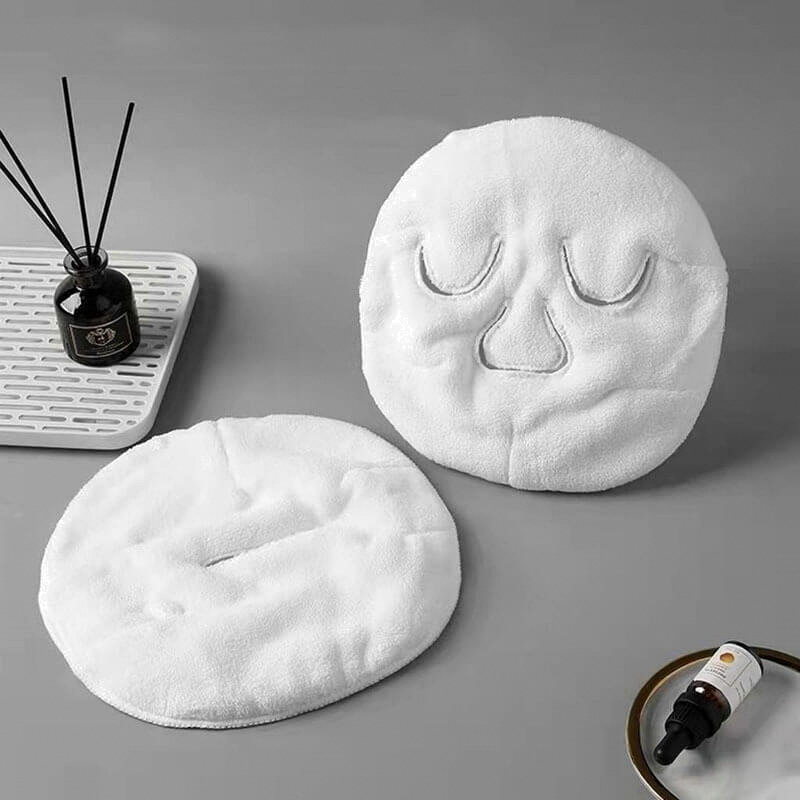 Maschera Salvietta Viso Riutilizzabile 2 Confezioni - Bottiglia Spray Acqua per Barbiere - Spruzzatore d'Acqua