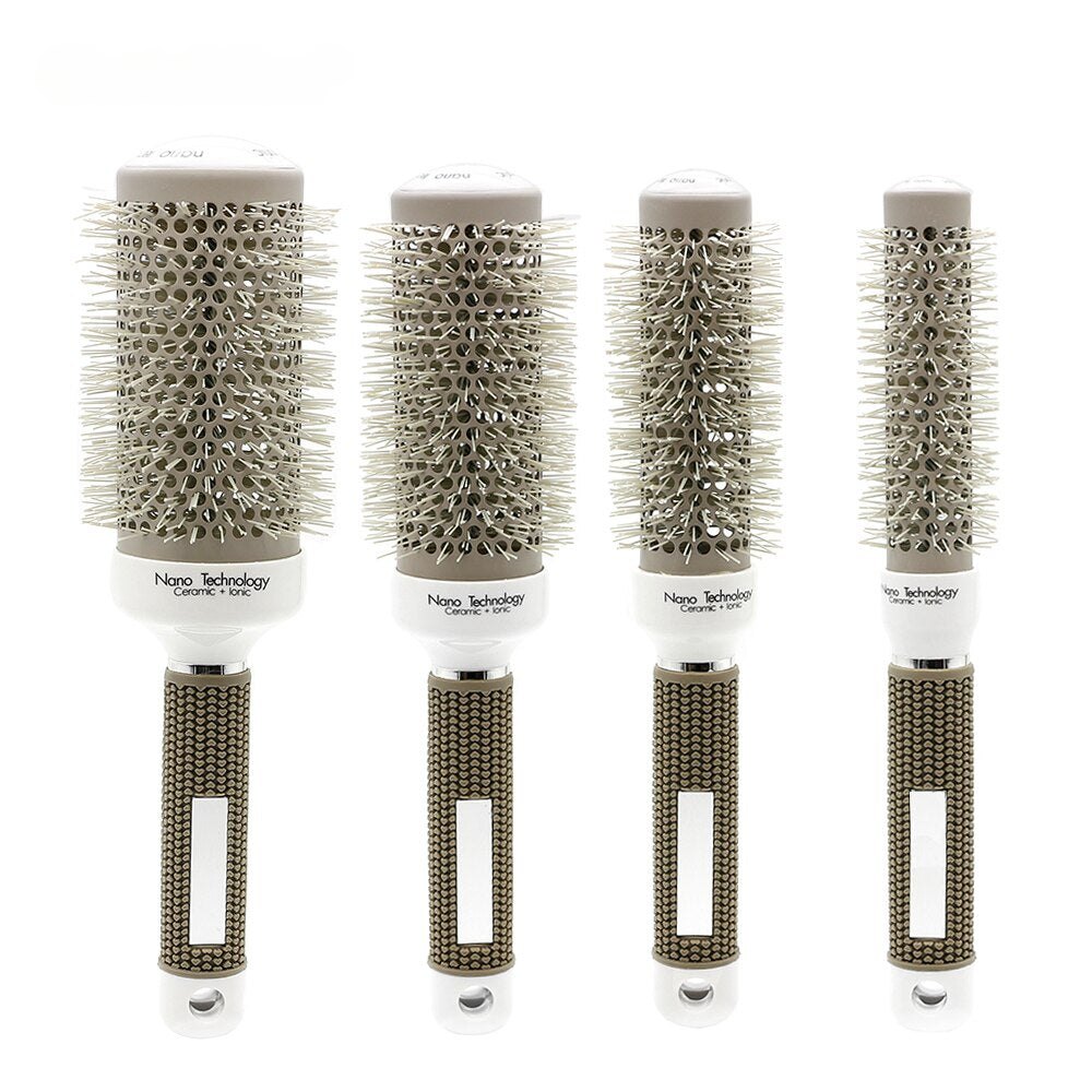 Anti Slide Ceramic Round Brush for Professional Hair Salon Use - Ceramic Round Brush