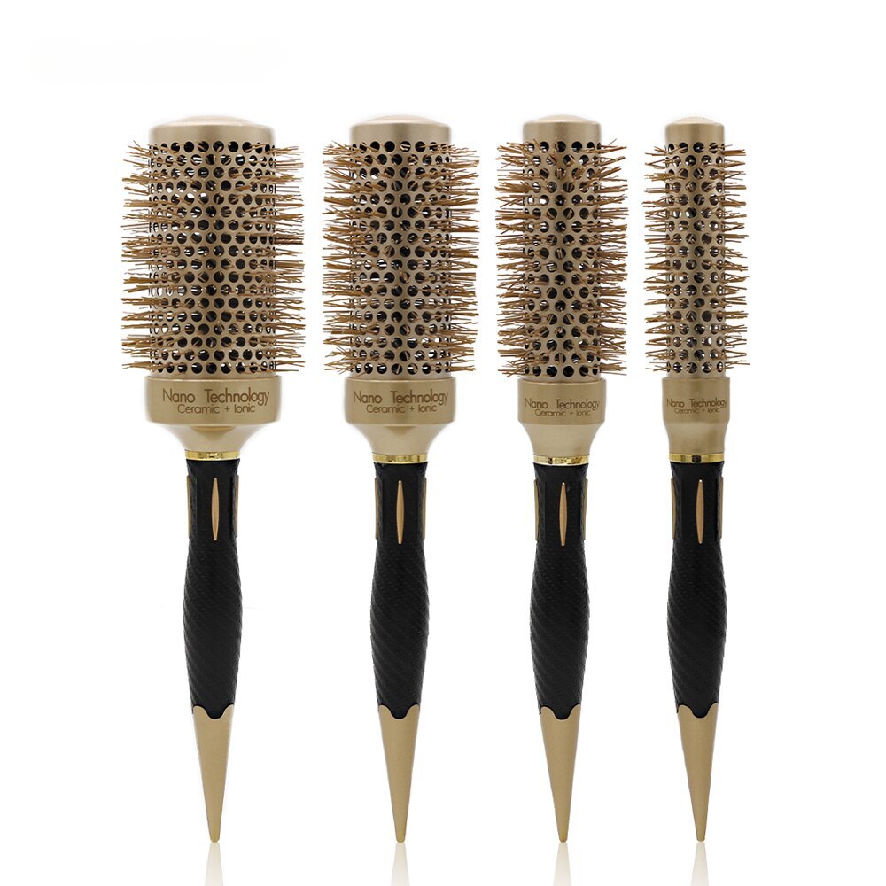 Pro Aluminum Ceramic Round Brush for Professional Hair Salon Use - Ceramic Round Brush