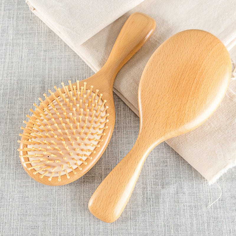 Wooden Air Cushion Detangle Brush - Detangling Hair Brush for Salon Styling - Detangle Hair Brush