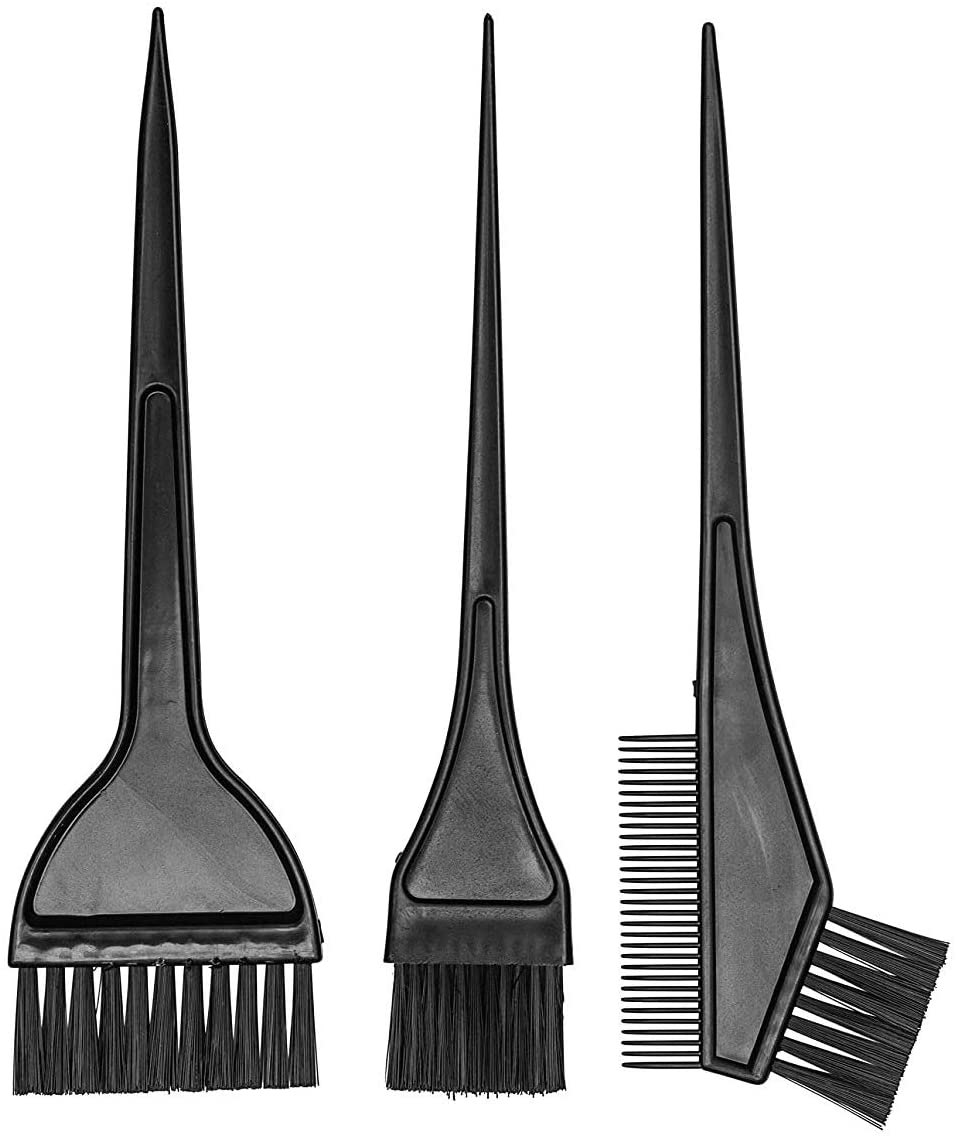 ciotola per tinta e pennello per colorante per capelli per tecnica professionale da salone