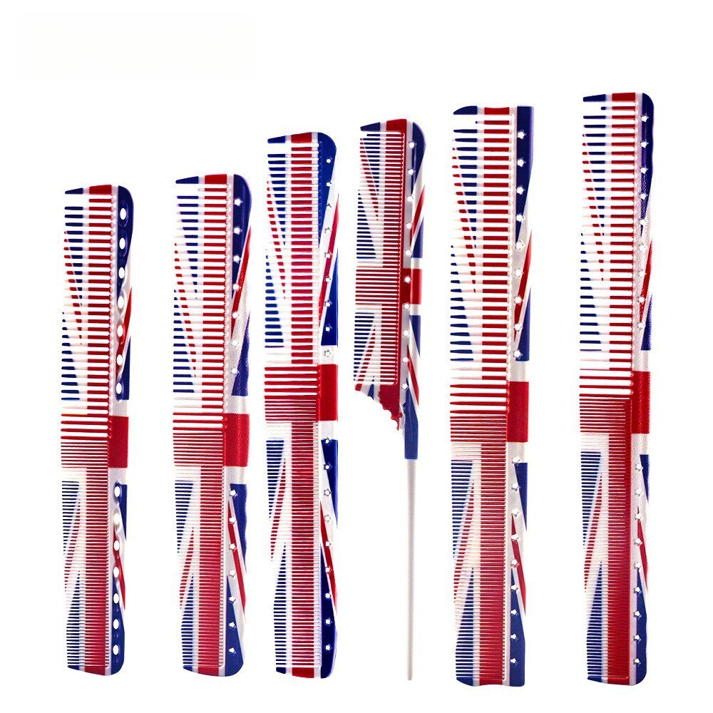 Barber Haircutting British Comb Set - Professional Hair Cutting Comb Set - Hair Cutting Comb Set